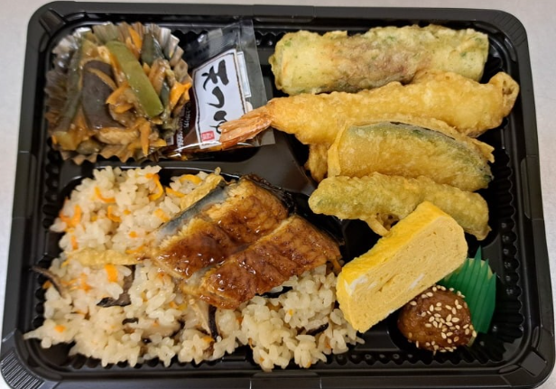 天ぷら・うなぎ弁当
